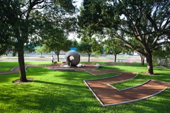 Earth Fountain Fort Worth Texas by Philippe Klinefelter